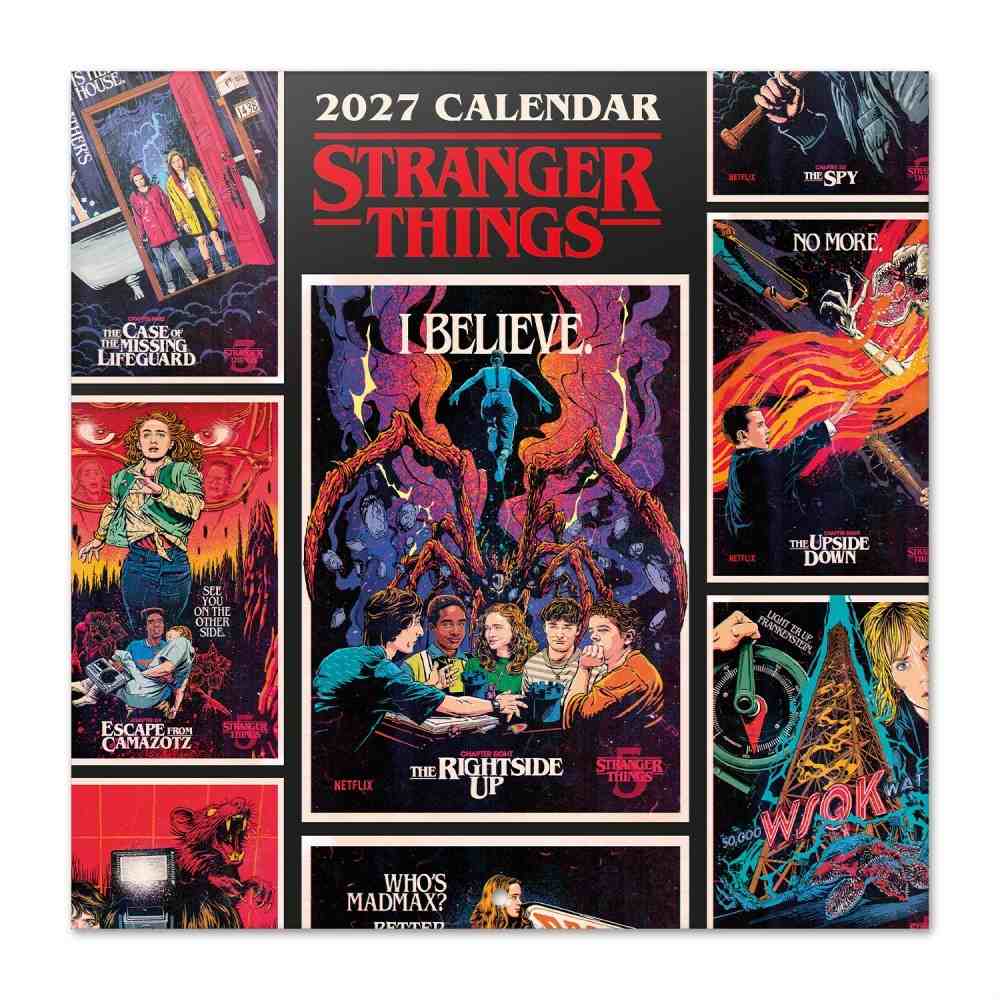 Grupo Erik Stranger Things - 30X30 2027 Calendar - Multicolours